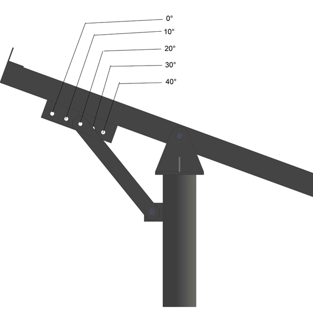 Adjustable Angle of PV Pole Mount.JPG
